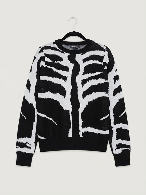 Black and White knit top