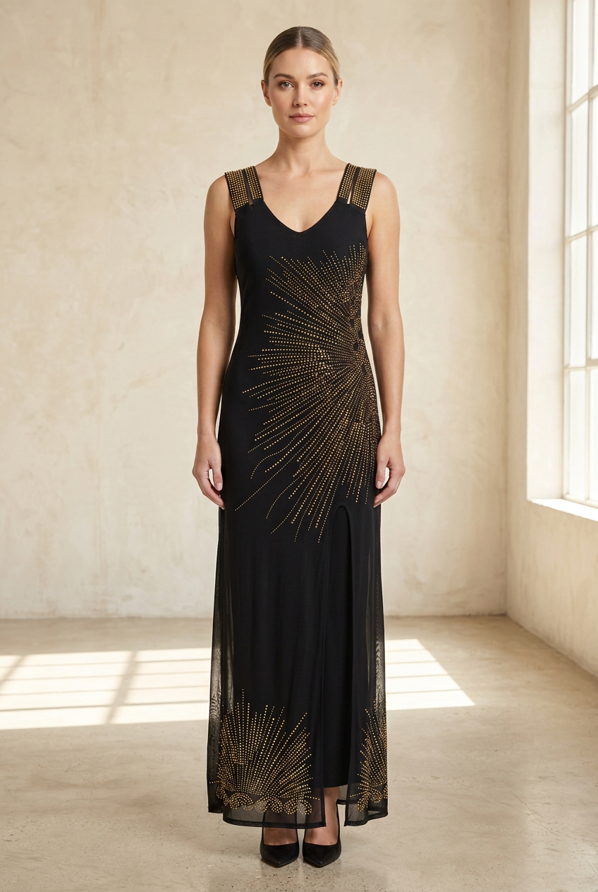 Dress model photo with your studio background
