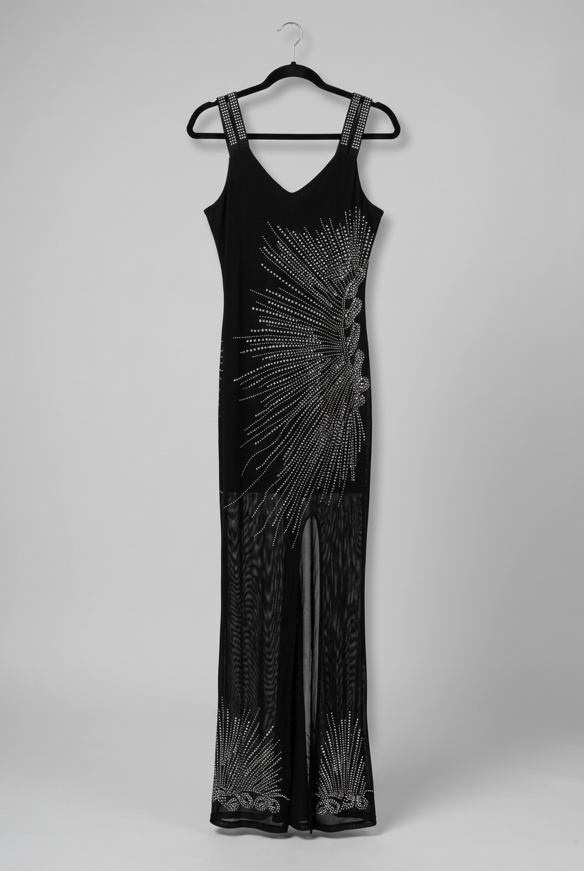Dress on a plain light-gray background