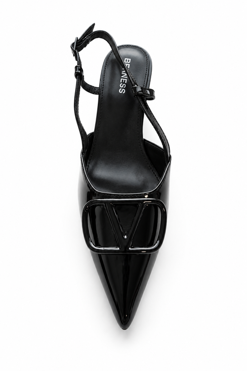 Shoe with a plain white background